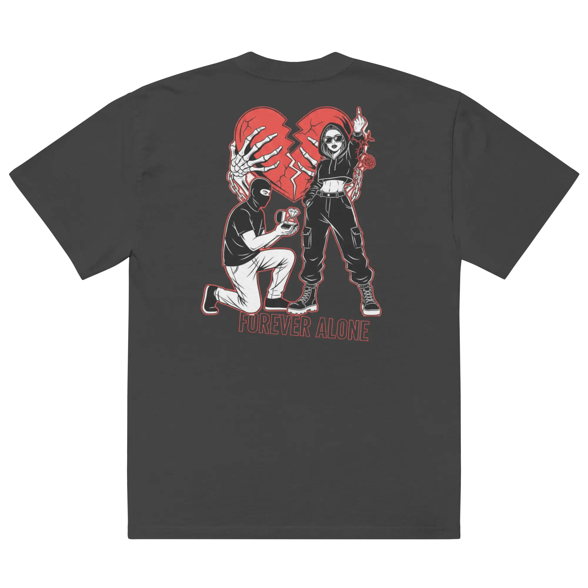 LOVE MESSAGE PREMIUM OVERSIZED TSHIRT